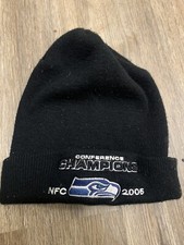 Seattle Seahawks 2005 Conf Champion Beanie Black OSFM