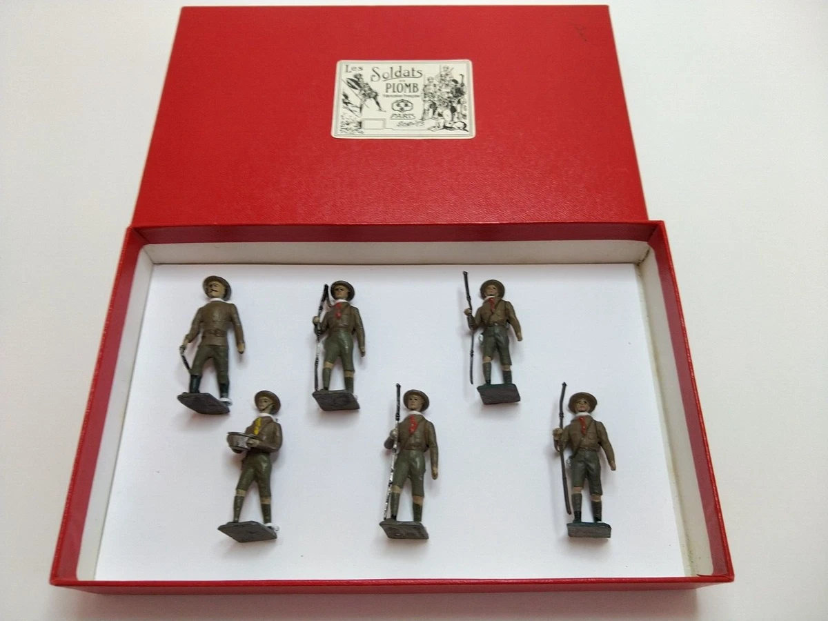 CBG FIGURINES 7 PIETONS EMPIRE vers 1950 / soldats soldiers