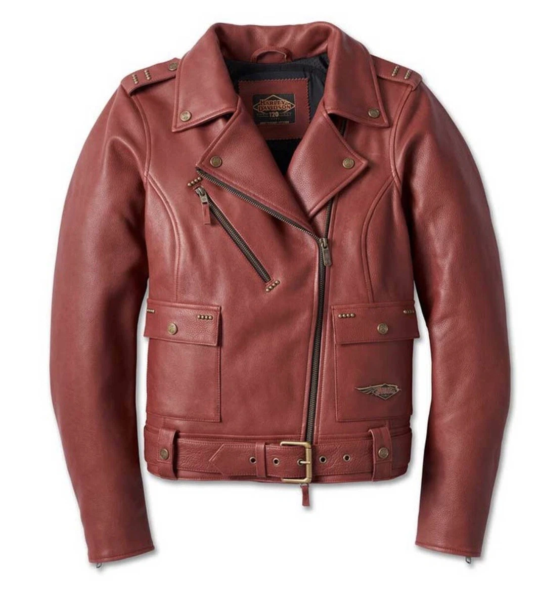 New Harley-Davidson 120th Anniversary Cycle Queen Leather Jacket 