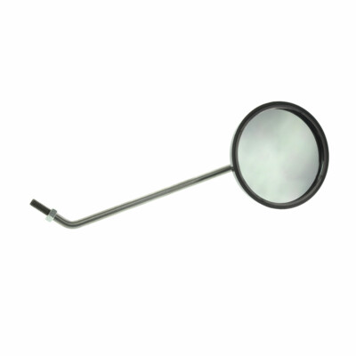 Rückblickspiegel, links - Ø 90 mm, Spiegelarm Edelstahl, Gewinde M8