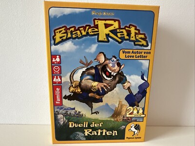 Brave Rats - Duell der Ratten (Pegasus) Spiel für 2 vom Autor von Love Letter