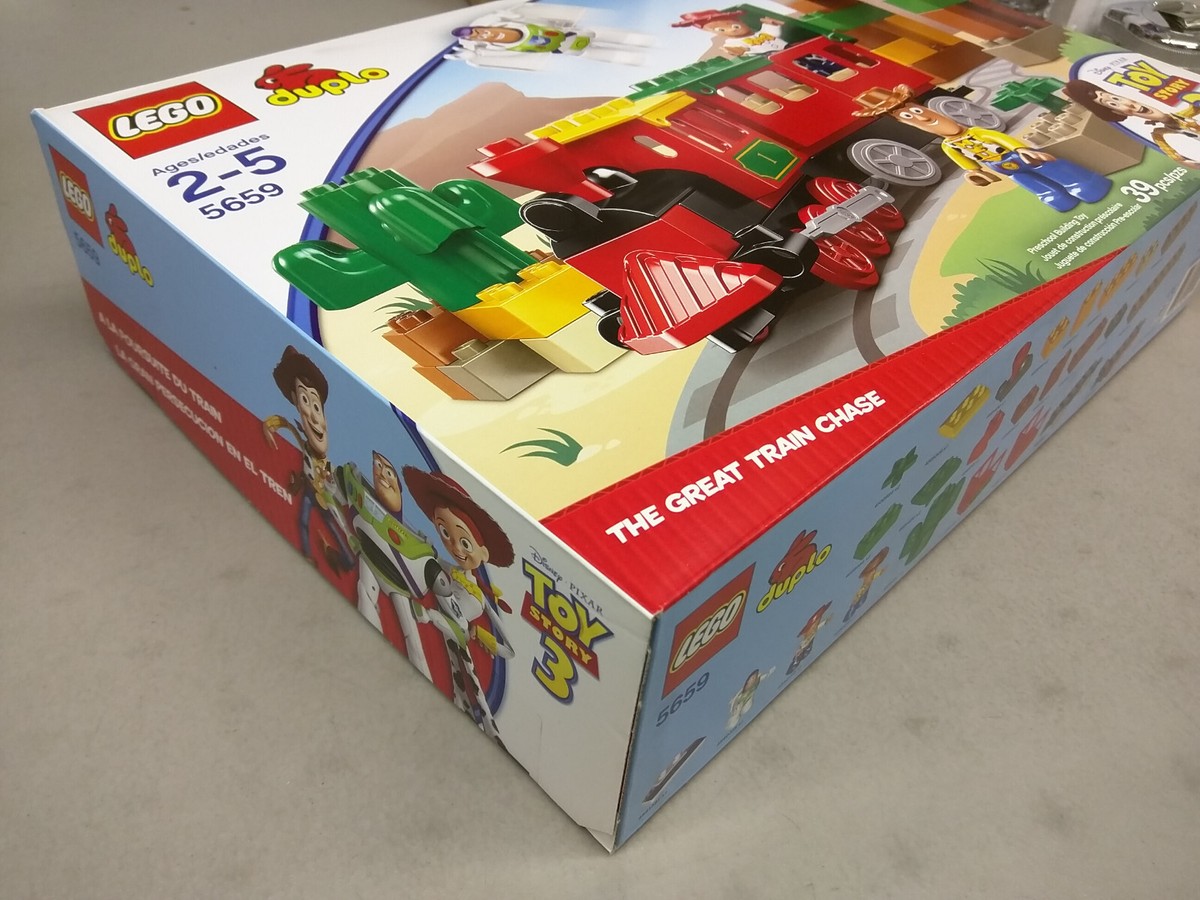 LEGO Duplo Toy Story 5659 The Great Train Chase NEW! Woody Buzz Jessie  Disney