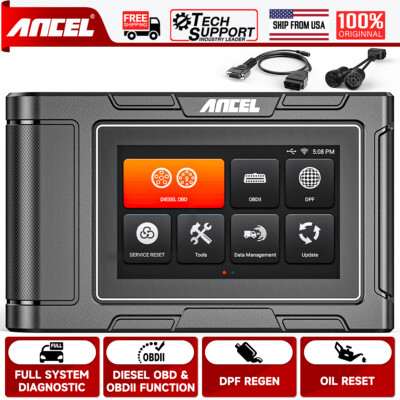 ANCEL HD3300 All System Diesel OBD2 Scanner Heavy Duty Truck Diagnostic Tool DPF