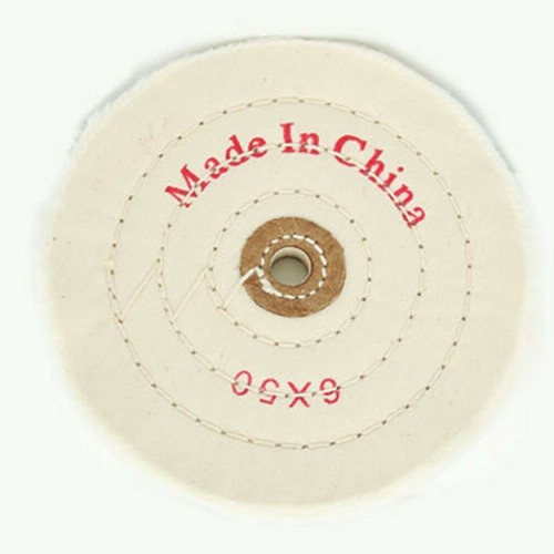 6 Inch Spiral Stitched Cotton Buffing 