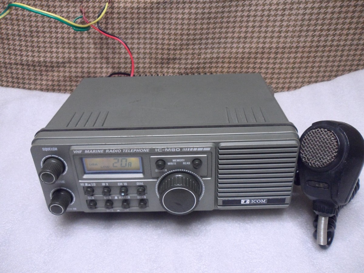 Icom VHF Marine Transceiver IC-M80 - Tested & Works | eBay