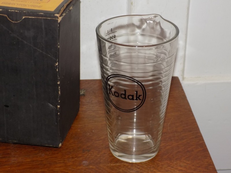Vintage Kodak Darkroom Glass Graduate in Box!