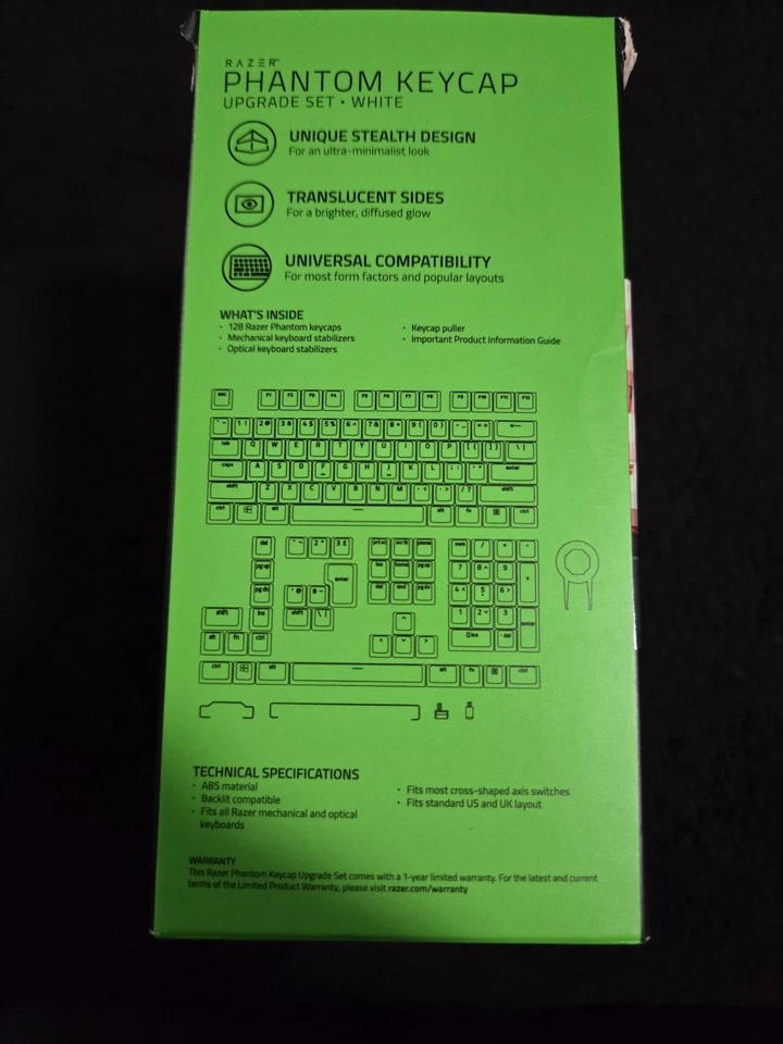RAZER PHANTOM KEYCAP Upgrade Set -WHITE- - Image 3 of 3
