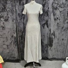 Vtg St. John Evening Santana Knit Ball Gown 2 Sequin Luxury Designer Old Money