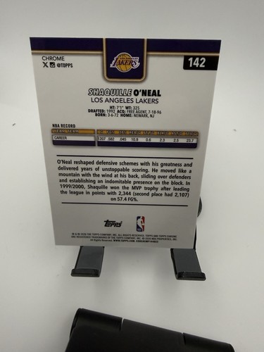 Topps Chrome 2025-26 Shaquille O'Neal #242 Lakers Parallel /150