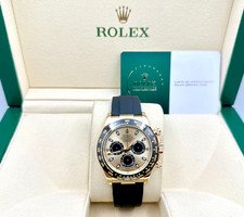 Rolex Daytona Pikachu 116518LN 18k Yellow Gold Oysterflex Box 2025 Service Card