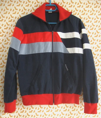 Veste Le Coq Sportif Velour Vintage 80'S Survetement Homme - M - Photo 1/4