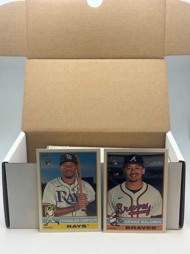 2025 Topps Heritage High Number Complete Base Set #501 - 700