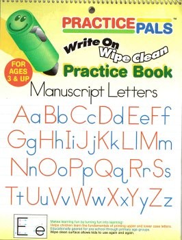 Practice Pals: Write On Wipe Clean Practice Book (Manuscript Letters)