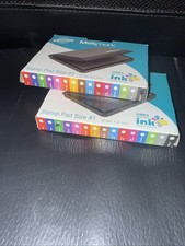  2pk MaxMark Large Stamp Pads: 1 Green 1 Black -2-3/4"x4-1/4"Premium Felt Pad