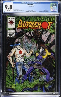 Bloodshot #7 CGC 9.8   1st Appearance of Ninjak   Valiant Comics Key Issue  