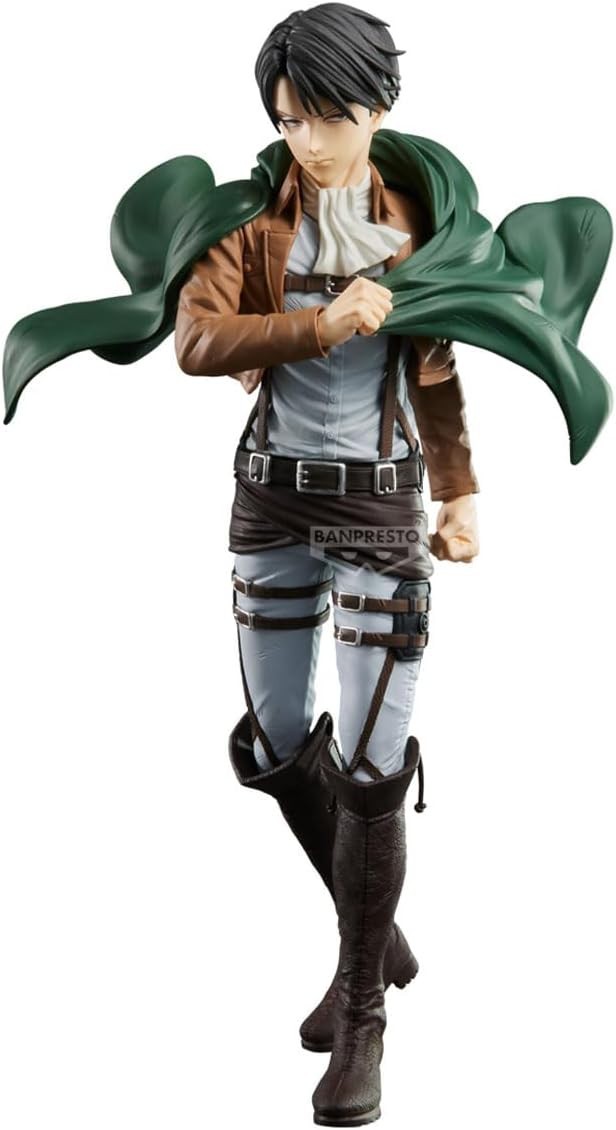 Figura Articulada Levi Ackerman Attack Titan Grandista 28cm BANPRESTO