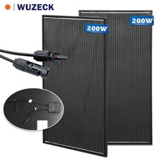 400W Solarpanel Monokristallines Solarmodul für Wohnmobile Dächer 12V Aufladung