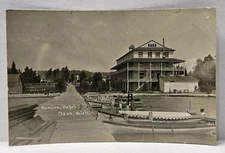 The Historic Rawdon Hotel, Oden, Michigan RPPC Posted 1911 Vintage Postcard