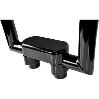 LA Choppers Solid Handlebar Riser/Top Clamp Kits - 1-1/2in. Tall - Black