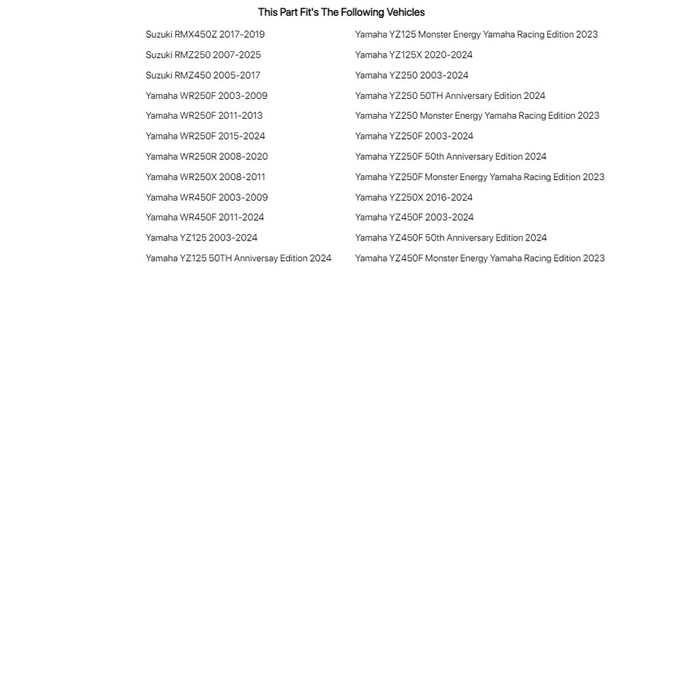 Tusk Rear Brake Clevis Blue For YAMAHA WR250X 2008-2011 Foto 3 de 4