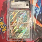 2025 Pokémon Meowth 106/094 Me02 Phantasmal Flames Illustration Rare Holo CGC 10