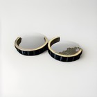 Rare Silver And Onyx Native American Studies Earrings — photo 1