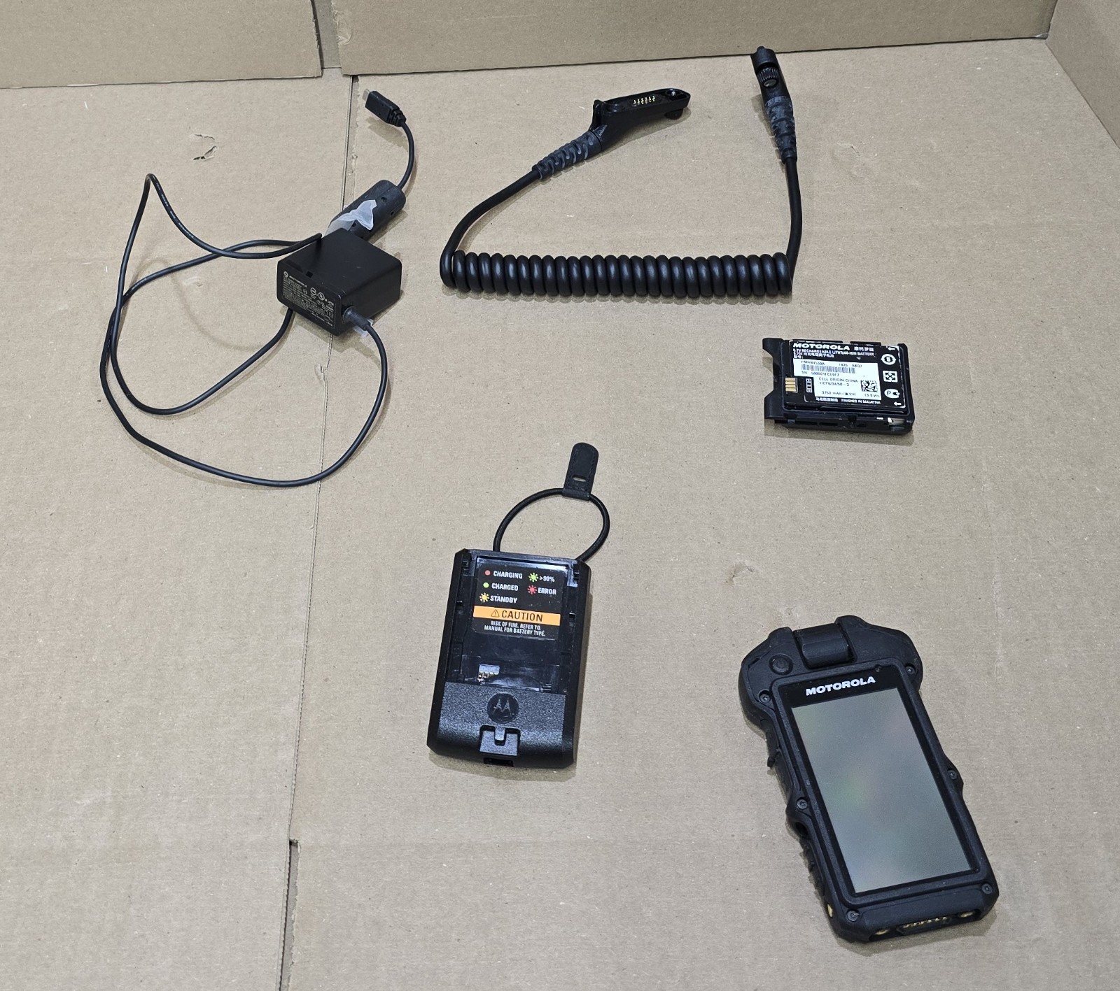 Motorola Si500 M7001A Video Speaker Microphone Body Camera With Accessories Lot4