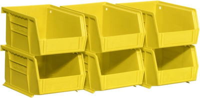 30210 AkroBins Plastic Storage Bins, Space-Saving Stackable Bins for Garage, Pan
