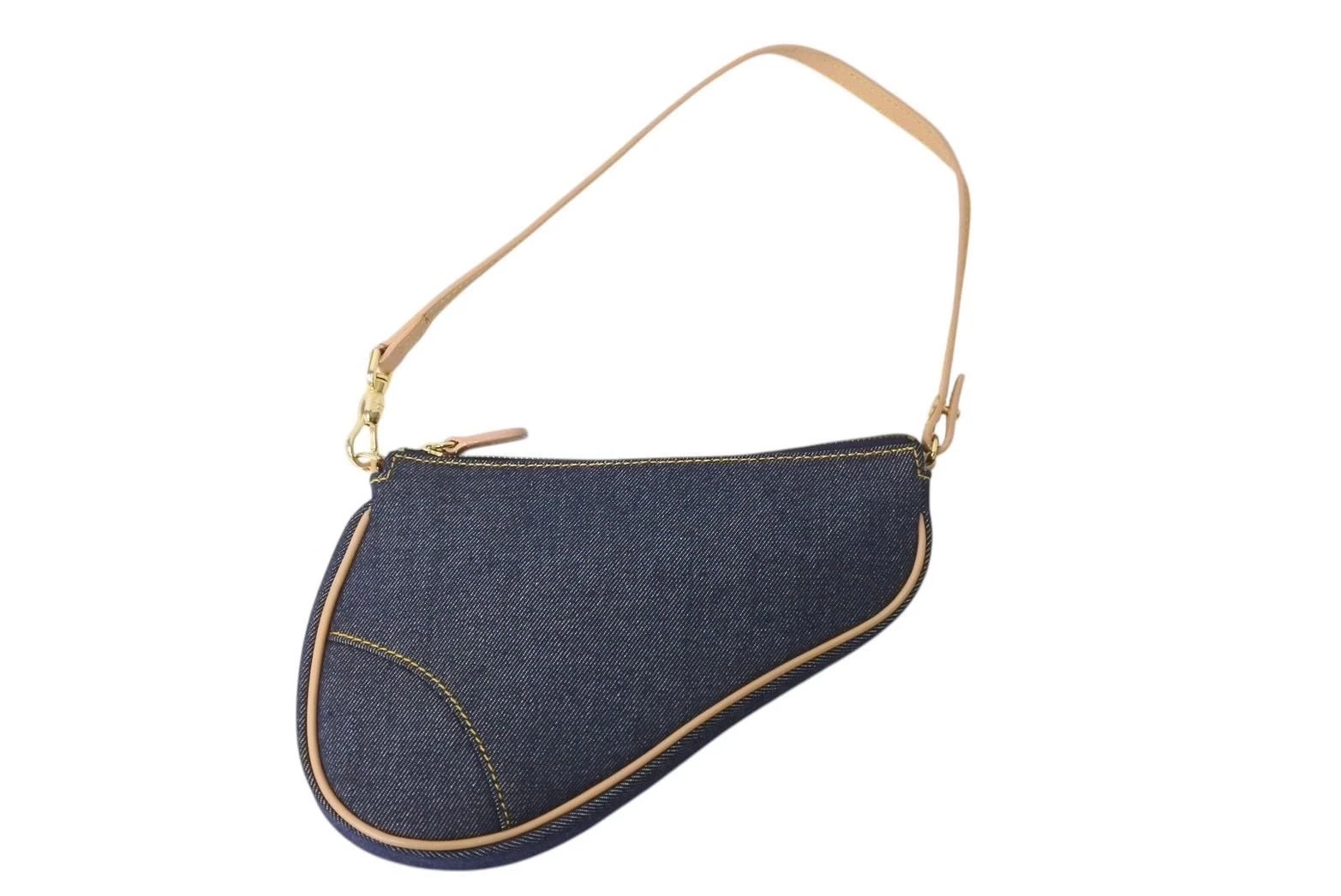 Pochette de selle Christian Dior denim Slo44012 4C070876 r20_0420