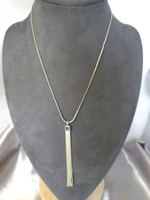 Vintage Silver Tone Necklace and Earring Set