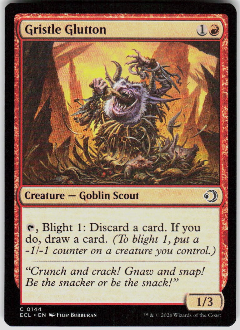 Gristle Glutton 144 Lorwyn Eclipsed Magic the Gathering