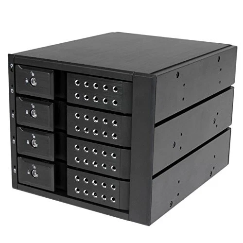 Startech.Com 4 Bay Aluminum Trayless Hot Swap Mobile Rack Backplane for 3.5 " Sa - Image 2 of 3