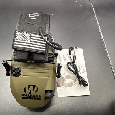 Walkers GWP-RSEMPAT Razor Patriot Ear Muffs - Black