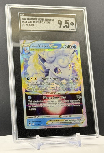 Alolan Vulpix VSTAR graded SGC 9.5 for sale on eBay