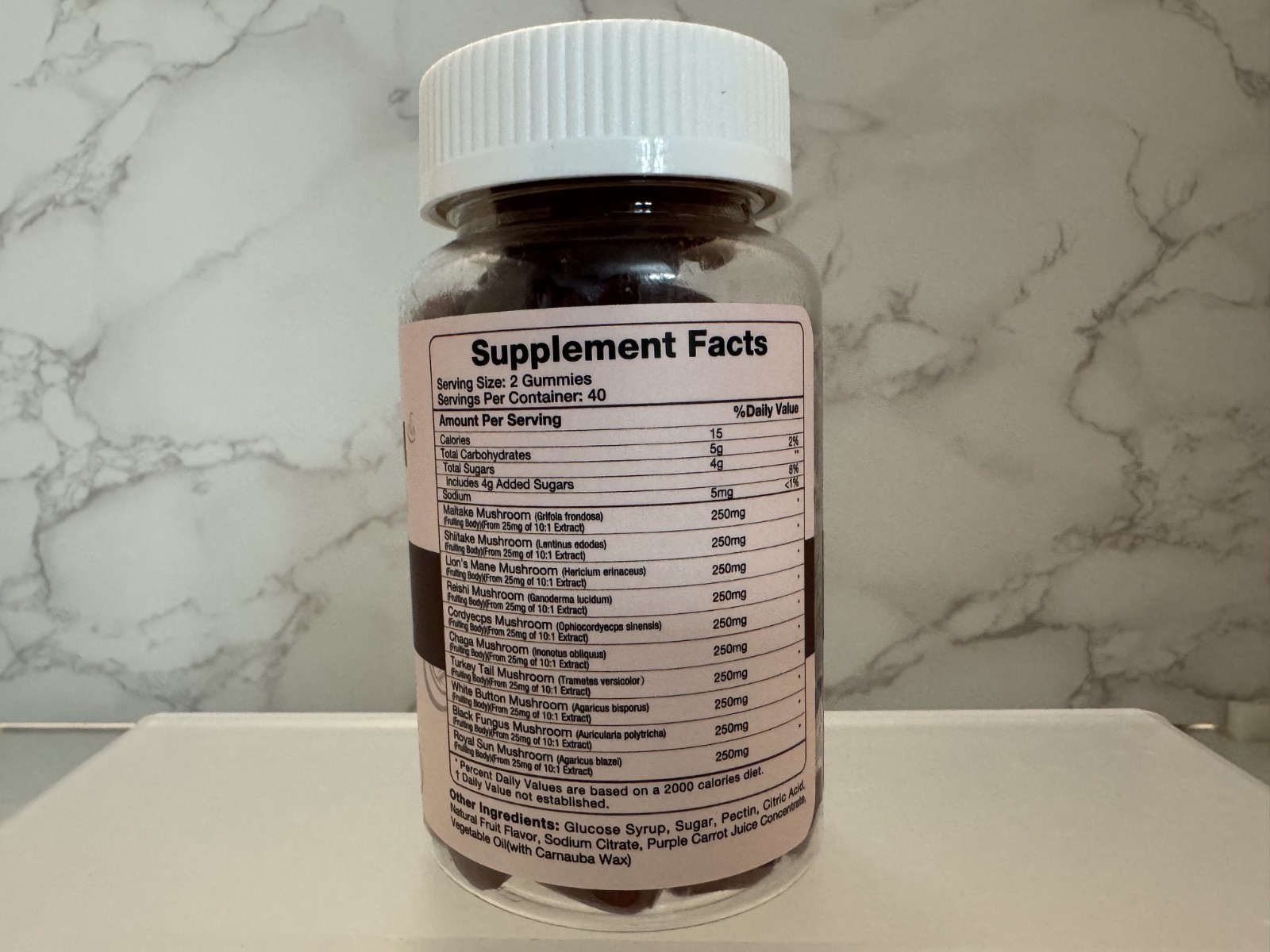 Mushroom Gummies for Adults  10-in-1  Mushroom Supplement, 80ct, New, Exp 07/27