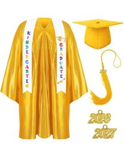 Foaincore 2026 Year Preschool and Kindergarten Graduation Gown Cap Tassel Set...