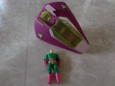 Vintage 1984 Kenner Super Powers Lex Soar 7 with Lex Luthor- Incomplete
