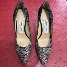 Jimmy Choo Pumps Midnight Course Glitter Size 35