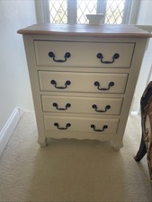 Cream 4 Drawer Chest Of Drawers