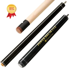 CRICAL Heavy Hitter Jump Break Cue 3-Pieces 54inch Short 29.13 inches, Black 