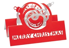 Pop-Up Ornament Card "Merry Christmas / Happy New Year" MoMA Ingrid Siliakus