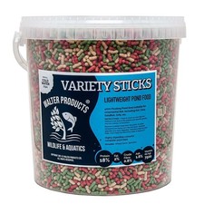 Walters Variety Sticks (Bañera de 5L) | Alimento para peces de estanque para 2,27 kg (Pack de 1)