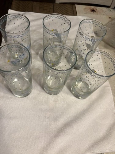Vintage 80’s Anchor Hocking Cottagecore Country Geese Tumblers