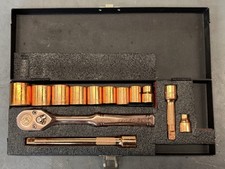 Rare Armstrong - 38 Drive Socket Set - Non-sparking Copper - 13pc - 516-78 Rare Armstrong - 38 Drive Socket Set - Non-sparking Copper - 13pc - 516-78