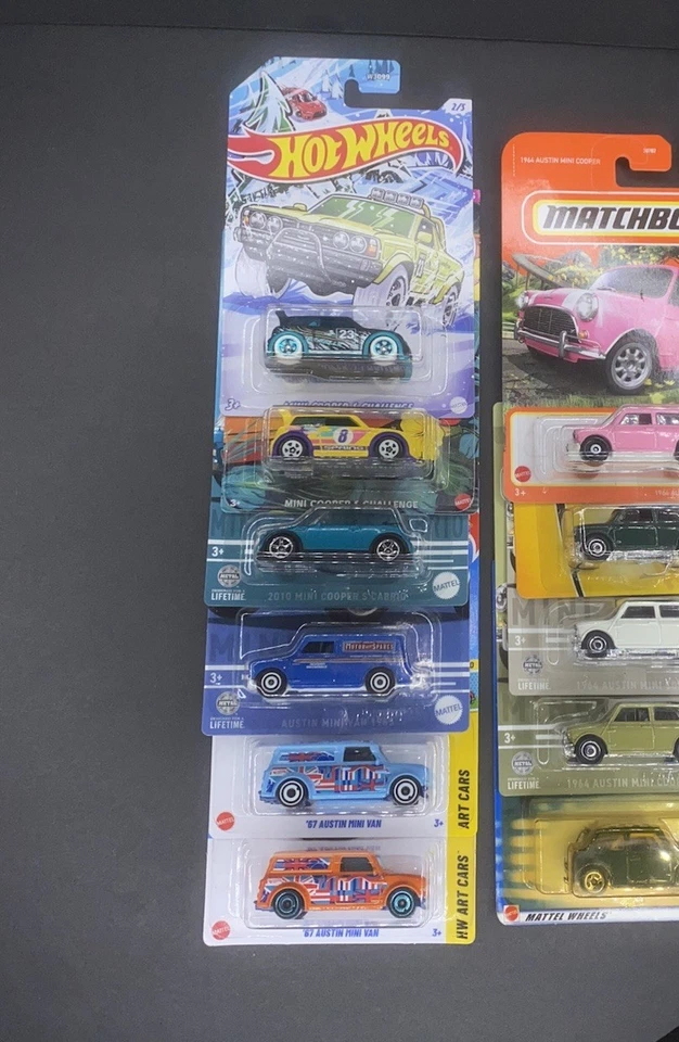 Hot Wheels Mini Cooper Morris Mini Mini Countryman Mini Van Lot Of 16 - Image 2 of 4