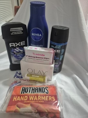 Full Routine Self Care Bundle | Hygiene Kit | Axe | Nivea | Olay | Body Wash