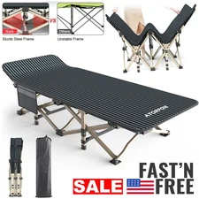 Catres Para Dormir Adultos Marco Robusto Plegable Portátil Cama Camping Acampar