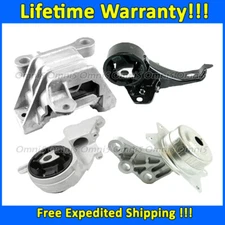 K3363 Motor & Transmission Mount Set 4X For 2006-2007 Chevrolet Malibu 2.2L AUTO