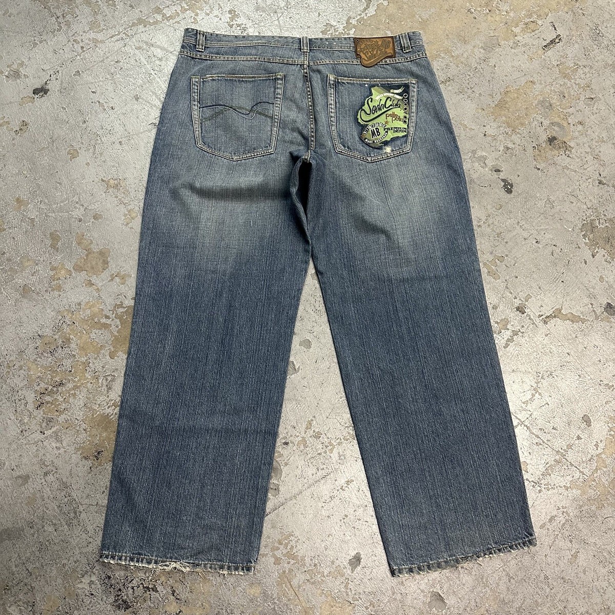 Vintage Y2K Pelle Pelle Blue Baggy Denim Jeans Size 46x34 Vintage Y2K Pelle Pelle Blue Baggy Denim Jeans Size 46x34
