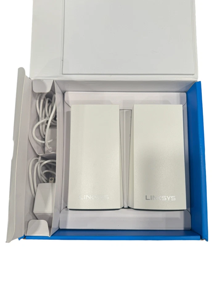 2-Pack LINKSYS VELOP VLP0102-NP Dual Band Mesh Router System Wi-Fi 5 AC1200 NEW - Image 2 of 4